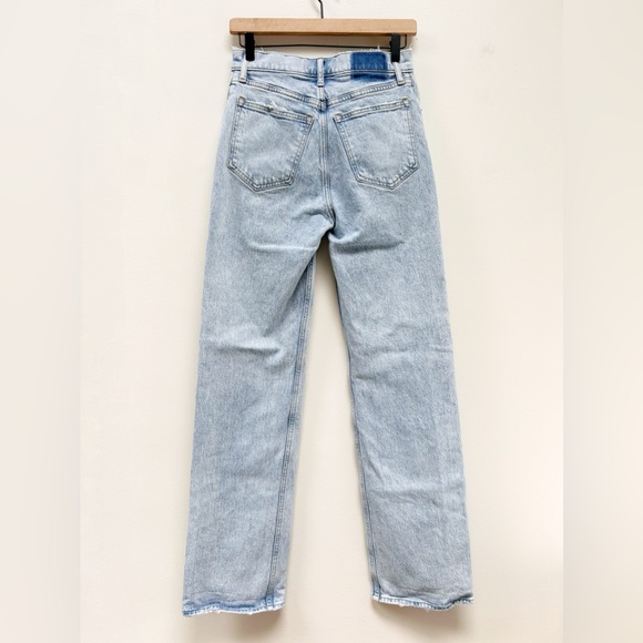 Abercrombie and Fitch 90s relaxed wide leg jean high-rise in light wash 26 / 2L - Picture 7 of 14